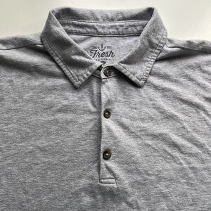 Fresh Clean Tees Cotton/Poly Grey Polo Mens XL